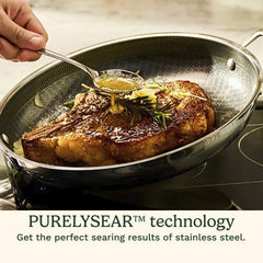 FusionPlus™ Stainless Steel 12" Everyday Pan with Lid